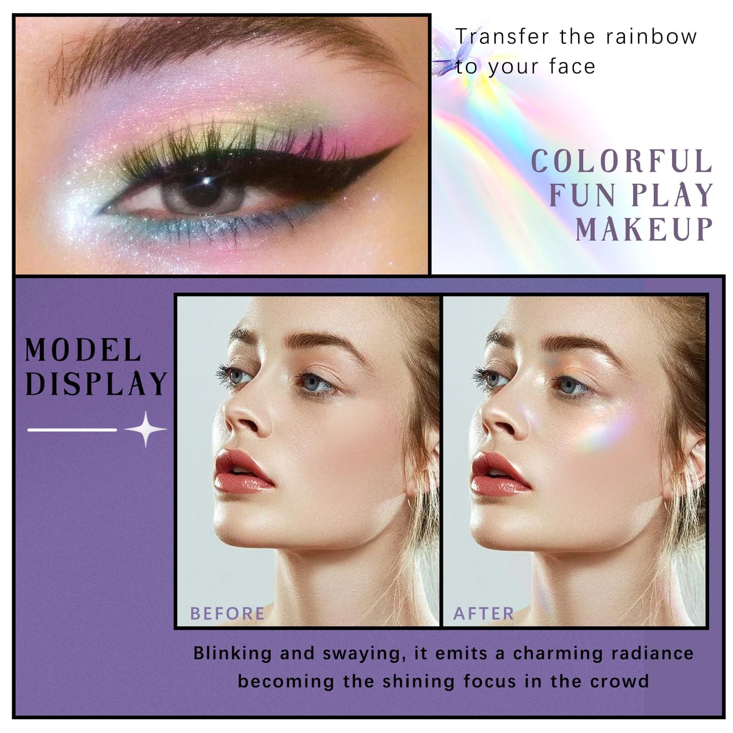 Rainbow Multichrome Eyeshadow/Highlighter